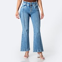 Pantalon Mujer Pionier Total Bleach Hb Salomme